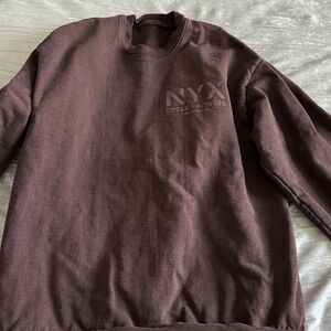NYX Brown Crewneck